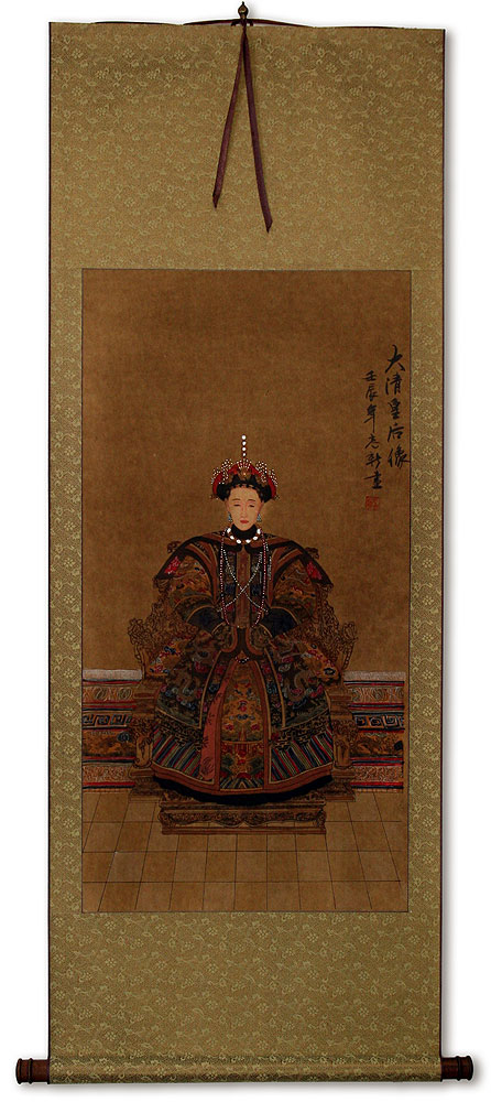 Empress Ancestor - Partial-Print Wall Scroll
