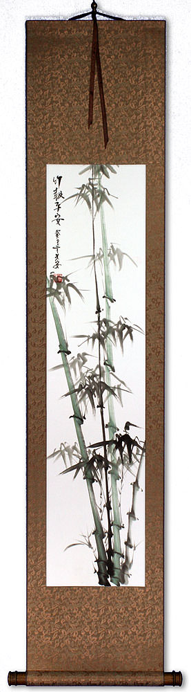 Safe and Sound - Bamboo Wall Scroll