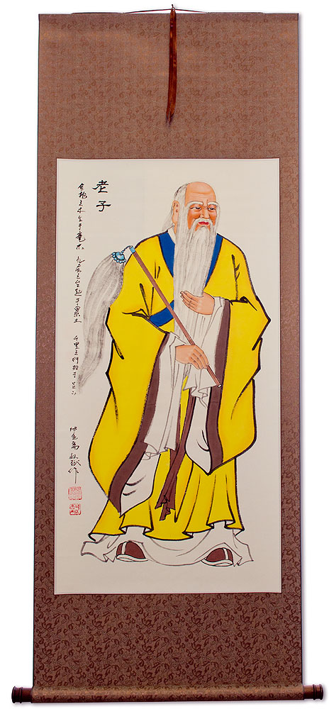 Philosopher Lao Tzu / Laozi Wall Scroll