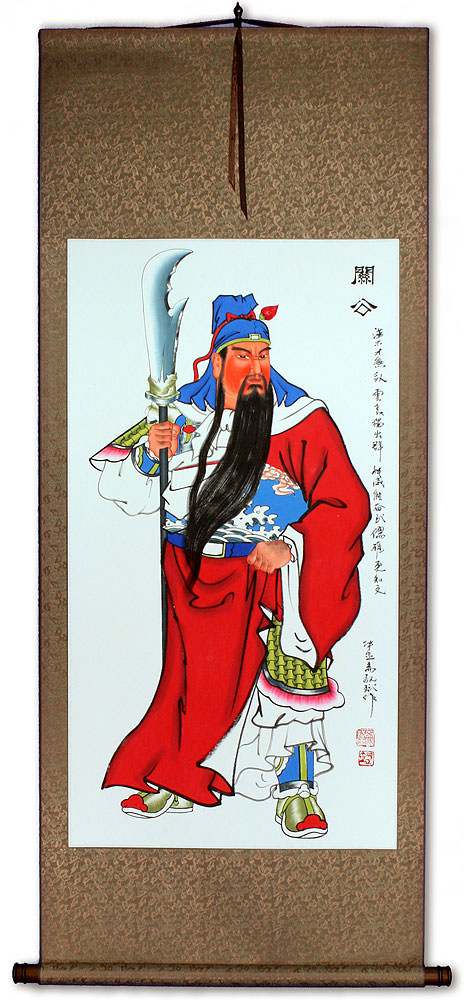 Guan Gong - Saint of Soldiers - Wall Scroll