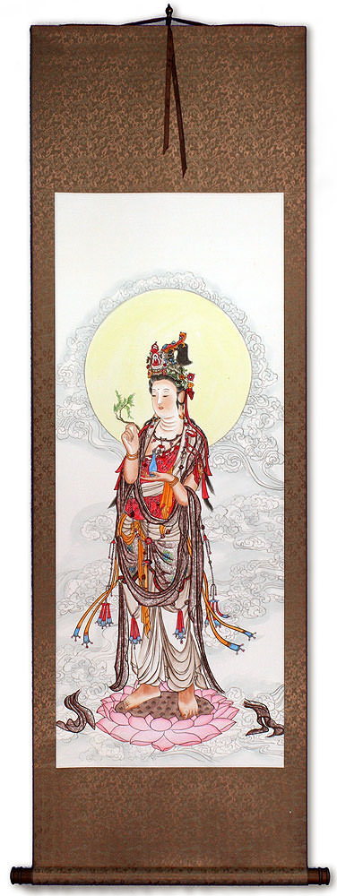 Guanyin Buddha Wall Scroll