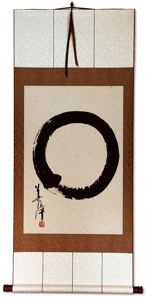 Large Enso Japanese Symbol - Large Wall Scroll