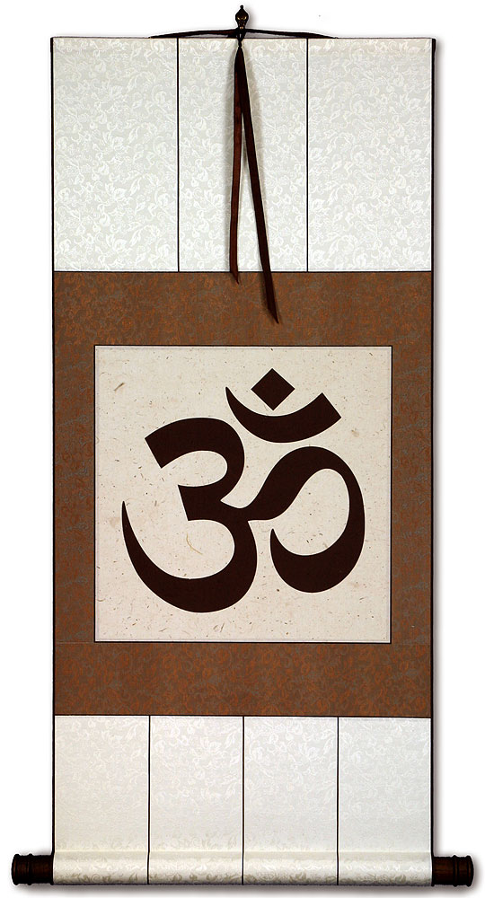 Om Symbol - Hindu / Buddhist Wall Scroll