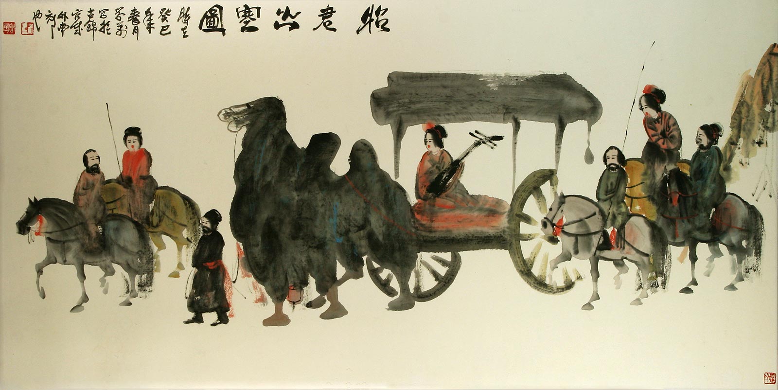 Zhao Jun Departs the Frontier Painting