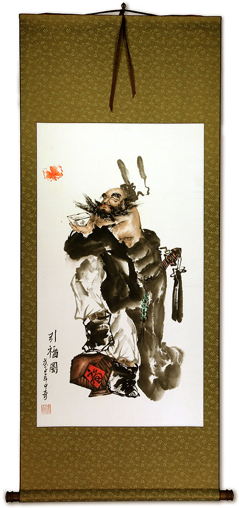 Zhong Kui Ghost Warrior - Wall Scroll