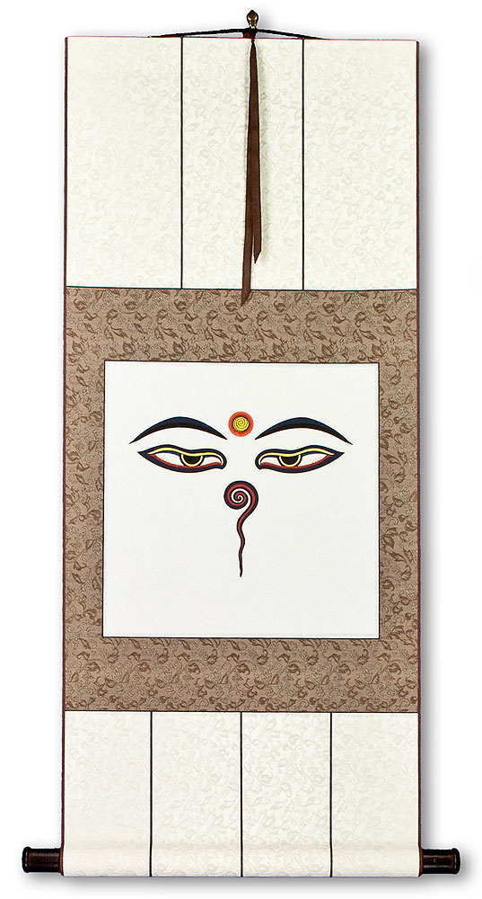 Eyes of Buddha - Print Wall Scroll