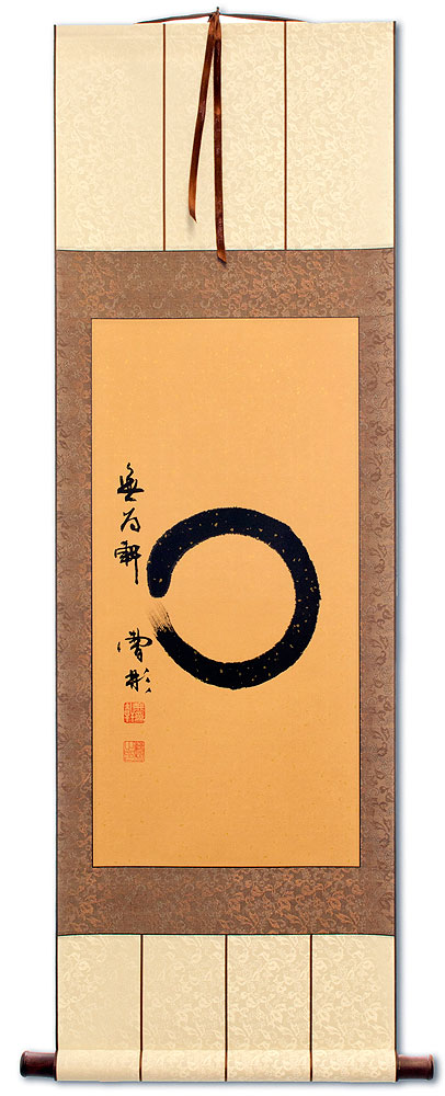 Enso Zen Circle Wall Scroll
