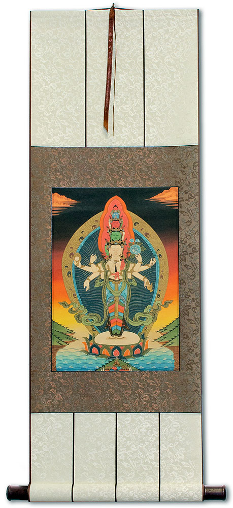 Buddha Altar Print - Wall Scroll