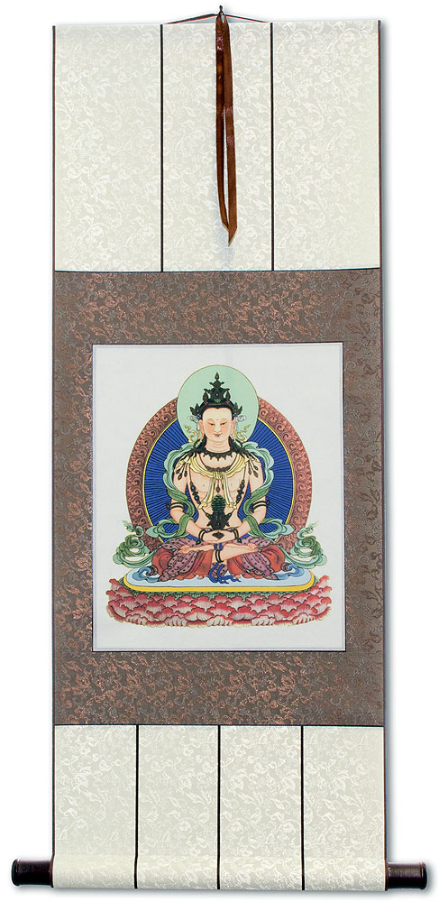 Buddha Deity Print - Wall Scroll