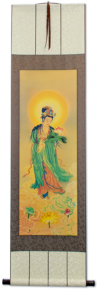 Buddhist Deity Print - Buddha Repro - Wall Scroll