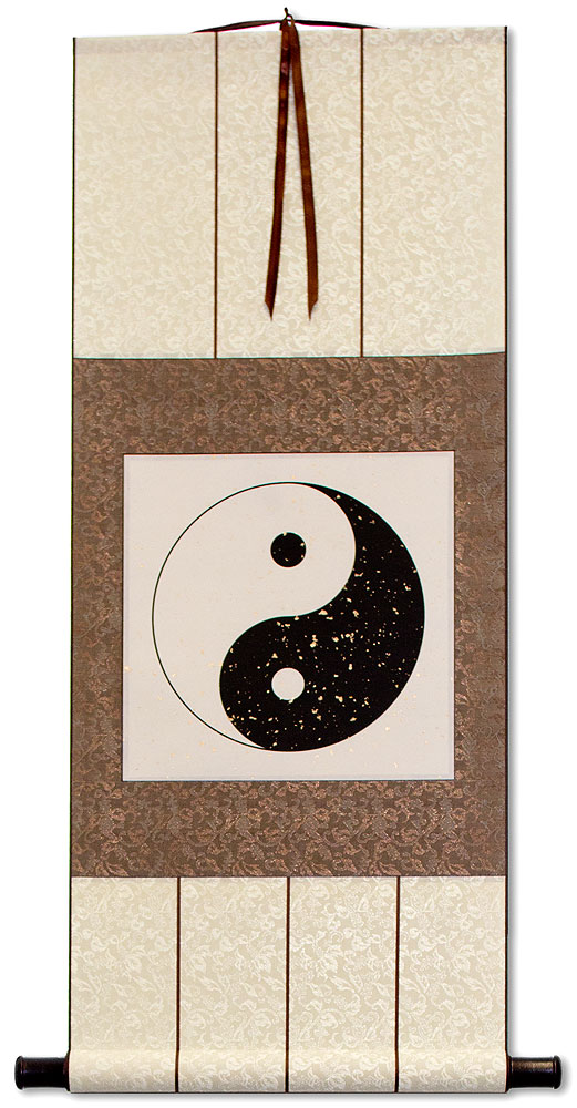 Yin Yang Symbol - Wall Scroll