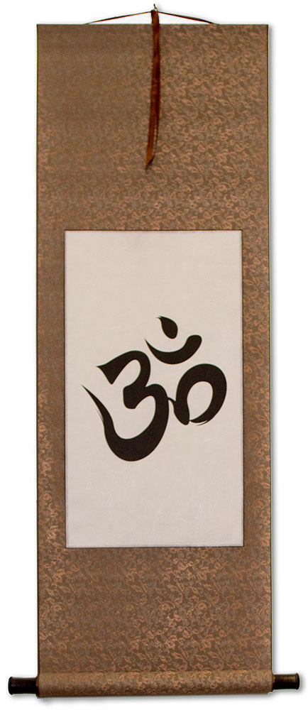 Om Symbol - Buddhist / Hindu Wall Scroll