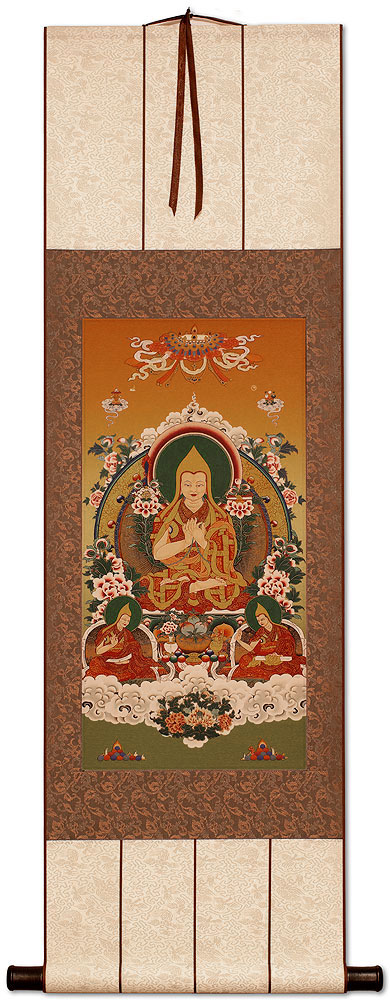 Tibetan Buddha Print - Wall Scroll