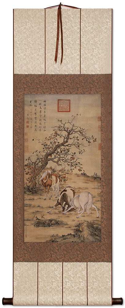 Horse Print - Wall Scroll