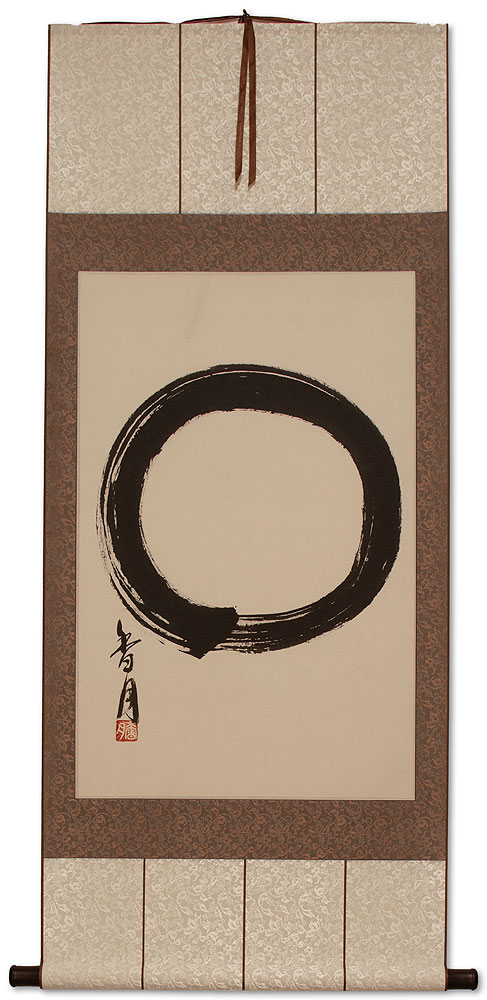 Enso Zen Circle Wall Scroll