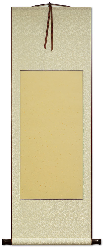 Blank Tan/White Wall Scroll