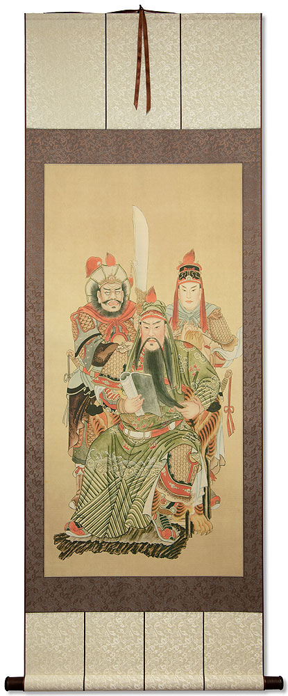 Three Brothers - Chinese Print Wall Scroll