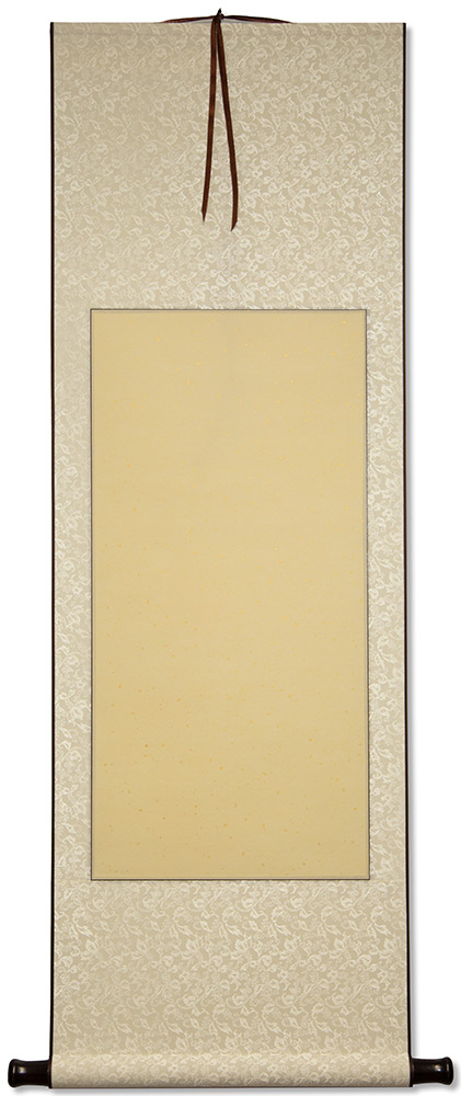 Blank Tan/White Wall Scroll