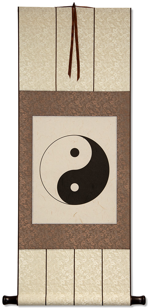 Yin Yang Print Wall Scroll