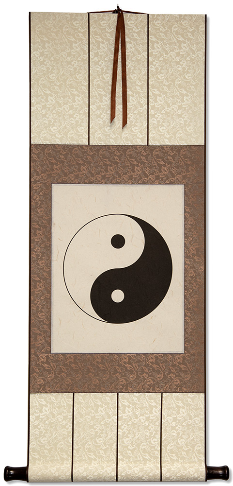 Yin Yang Symbol - Chinese Philosophy Wall Scroll