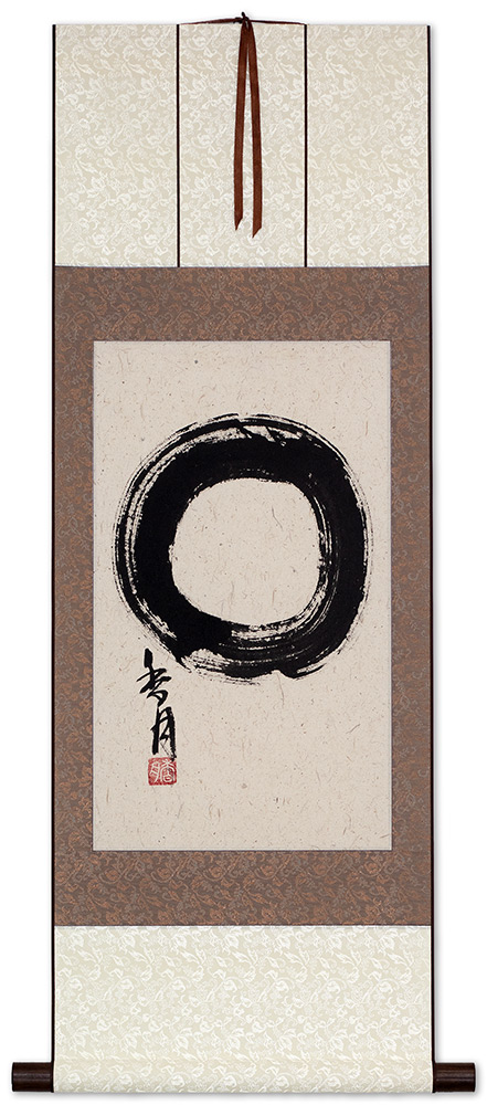 Authentic Japanese Enso Symbol - Wall Scroll