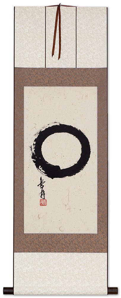 Authentic Japanese Enso Character - Wall Scroll