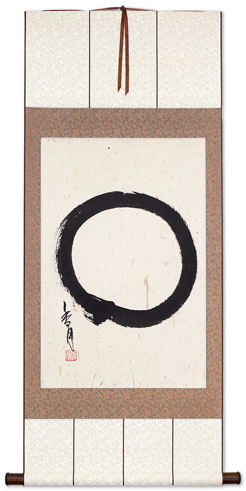 Enso Japanese Symbol - Large Wall Scroll