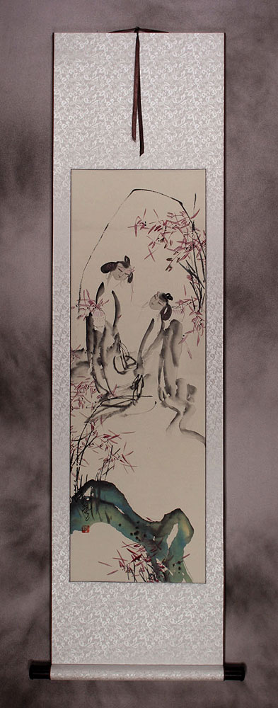 Jiang Feng's Abstract Asian Art Scroll