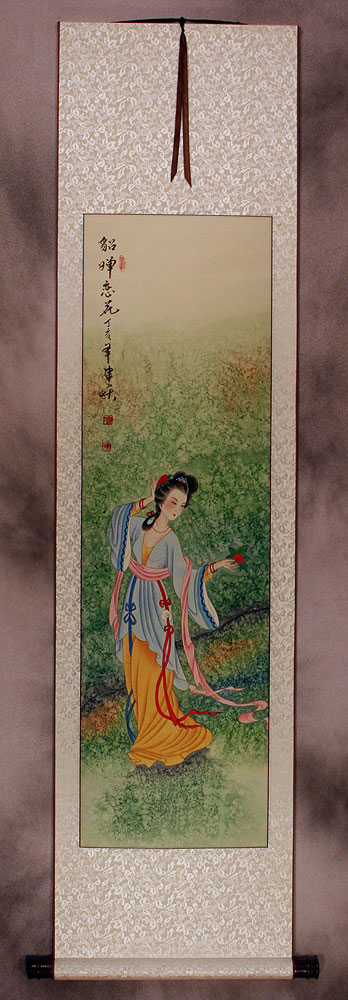 Diao Chan - Famous Beauty of China Wall Scroll