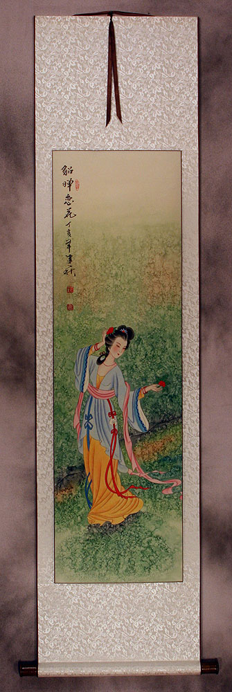 Diao Chan - Famous Beauty of China Wall Scroll