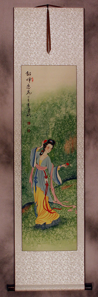 Diao Chan - Famous Beauty of China Wall Scroll