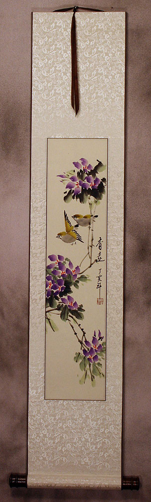 Fragrant Flowers - Wall Scroll