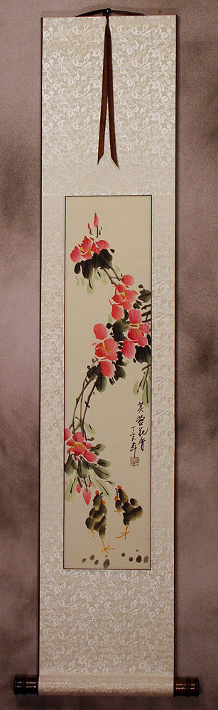 Fragrance of Lotus - Wall Scroll