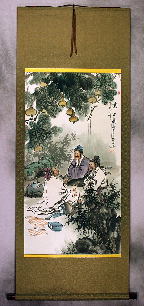 Meeting of the Minds - Wall Scroll