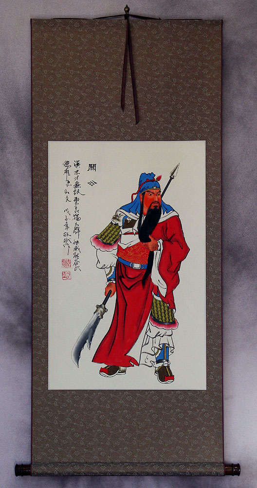 Guan Gong Warrior Wall Scroll