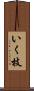 いく枝 Scroll