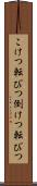 こけつ転びつ Scroll