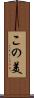 この美 Scroll