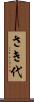 さき代 Scroll
