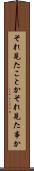 それ見たことか Scroll