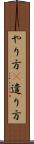 やり方(P) Scroll
