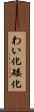 わい化 Scroll