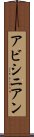 アビシニアン Scroll