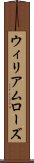 ウィリアムローズ Scroll