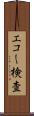 エコー検査 Scroll