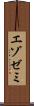 エゾゼミ Scroll