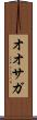 オオサガ Scroll