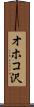 オホコ沢 Scroll