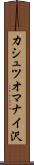 カシュツオマナイ沢 Scroll