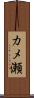 カメ瀬 Scroll